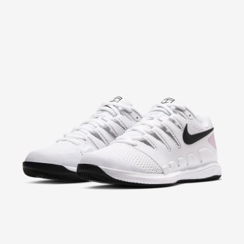 Nike Court Air Zoom Vapor X - Női Teniszcipő - Fehér/Rózsaszín/Fekete